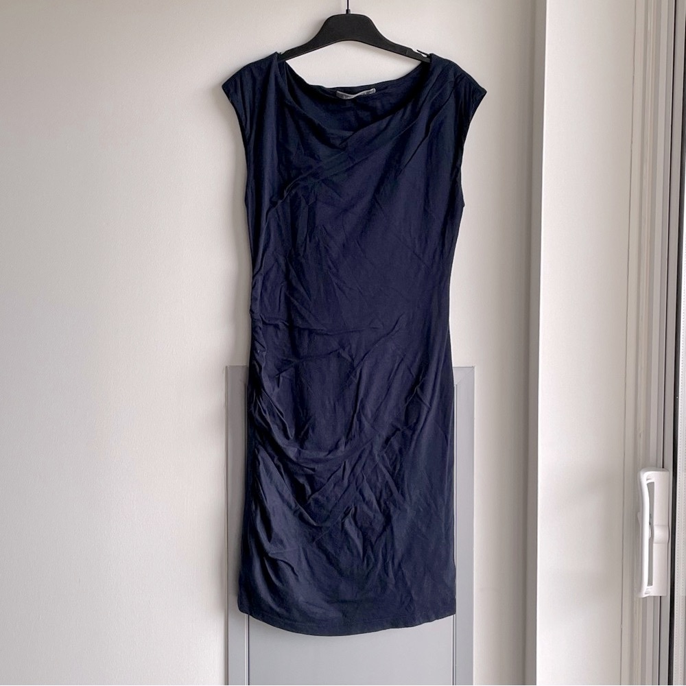 NWOT ANTHROPOLOGIE VELVET Midnight Blue Top